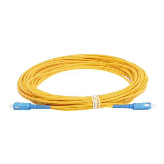 Jumper de Fibra �ptica Monomodo SC/UPC - SC/UPC Simplex, Color Amarillo, 15 Metros (49.21 Pies)