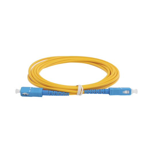 Jumper de Fibra �ptica Monomodo SC/UPC-SC/UPC Simplex de 3 Metros (9.84 Pies), 3mm