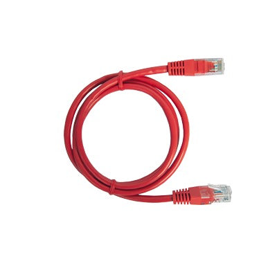 Cable de Parcheo UTP Cat6 - 0.5 Metros (1.64 Pies) - Rojo
