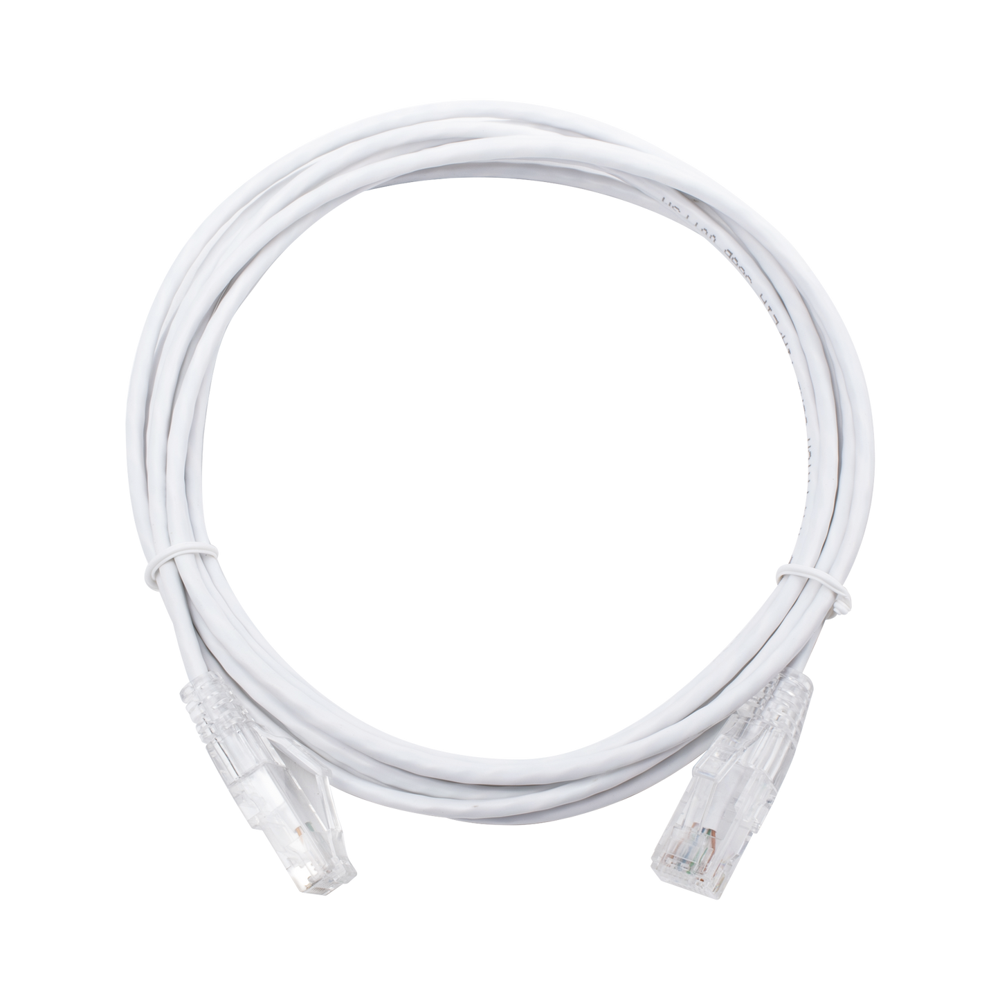 Cable de Parcheo Slim UTP Cat6 - 3 Metros (9.84 Pies) Blanco Di�metro Reducido (28 AWG)
