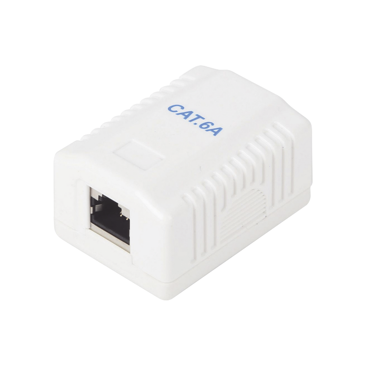Caja de Pared con 1 Puerto, Incluye 1 Jack STP Cat6A