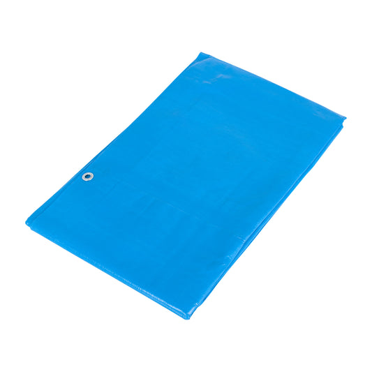 Lona de polietileno reforzada 3 x 4 m, azul, 180g/m2, TRUPER