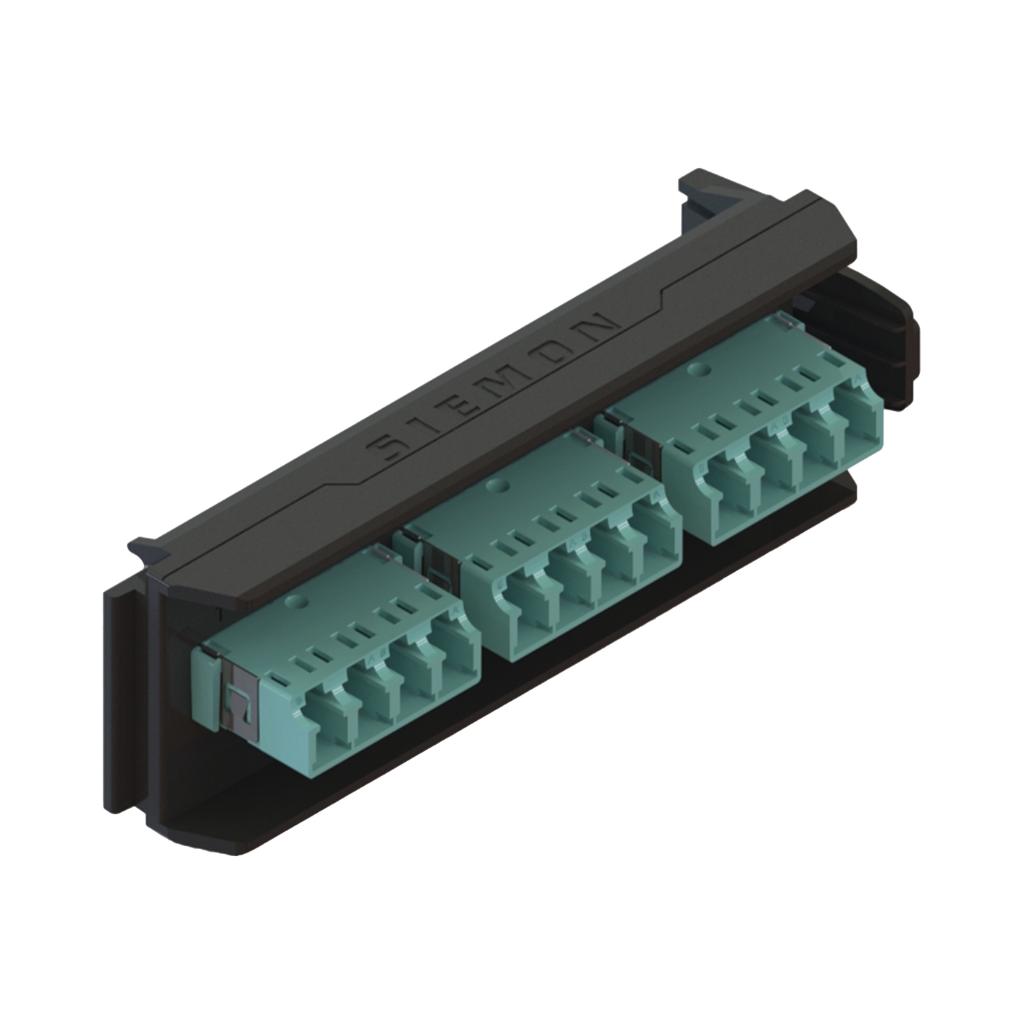 Placa Acopladora LightVerse, 6 Conectores D�plex LC/UPC, Acepta hasta 12 Fibras Multimodo OM3 y OM4 (No Shuttered)
