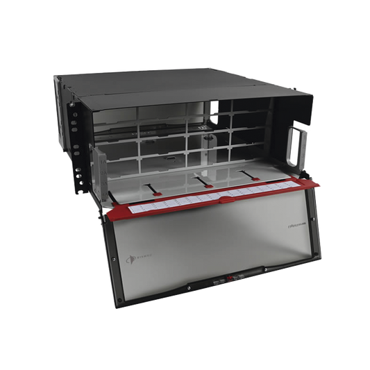 Distribuidor de Fibra �ptica de Alta Densidad LigthVerse *Pro* Para Rack de 48.26 cm (19 Pulgadas), Acepta 16 Placas Plug and Play, Hasta 384 Fibras, 4 UR