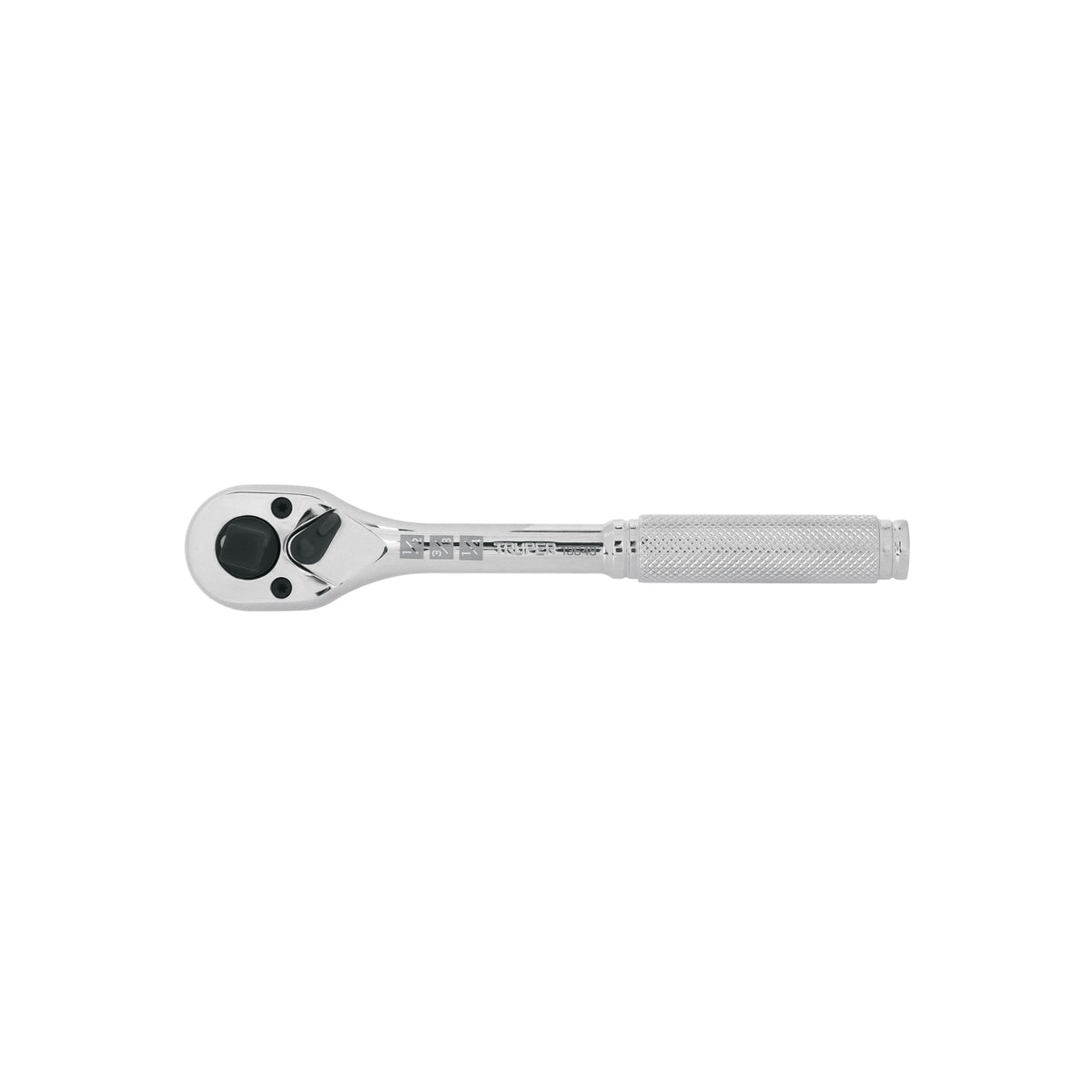 Matraca triple cuadros 1/4', 3/8' y 1/2', Truper