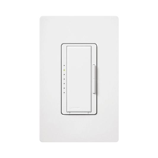 Atenuador inteligente Maestro para balastros fluorescentes electrónicos de 3 hilos, 277 V, 6 A (hasta 20 balastros), multilocalización, color blanco