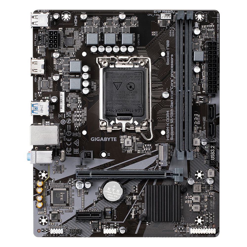 Motherboard GIGABYTE MB GIGABYTE H610M K DDR4 - Vista 2