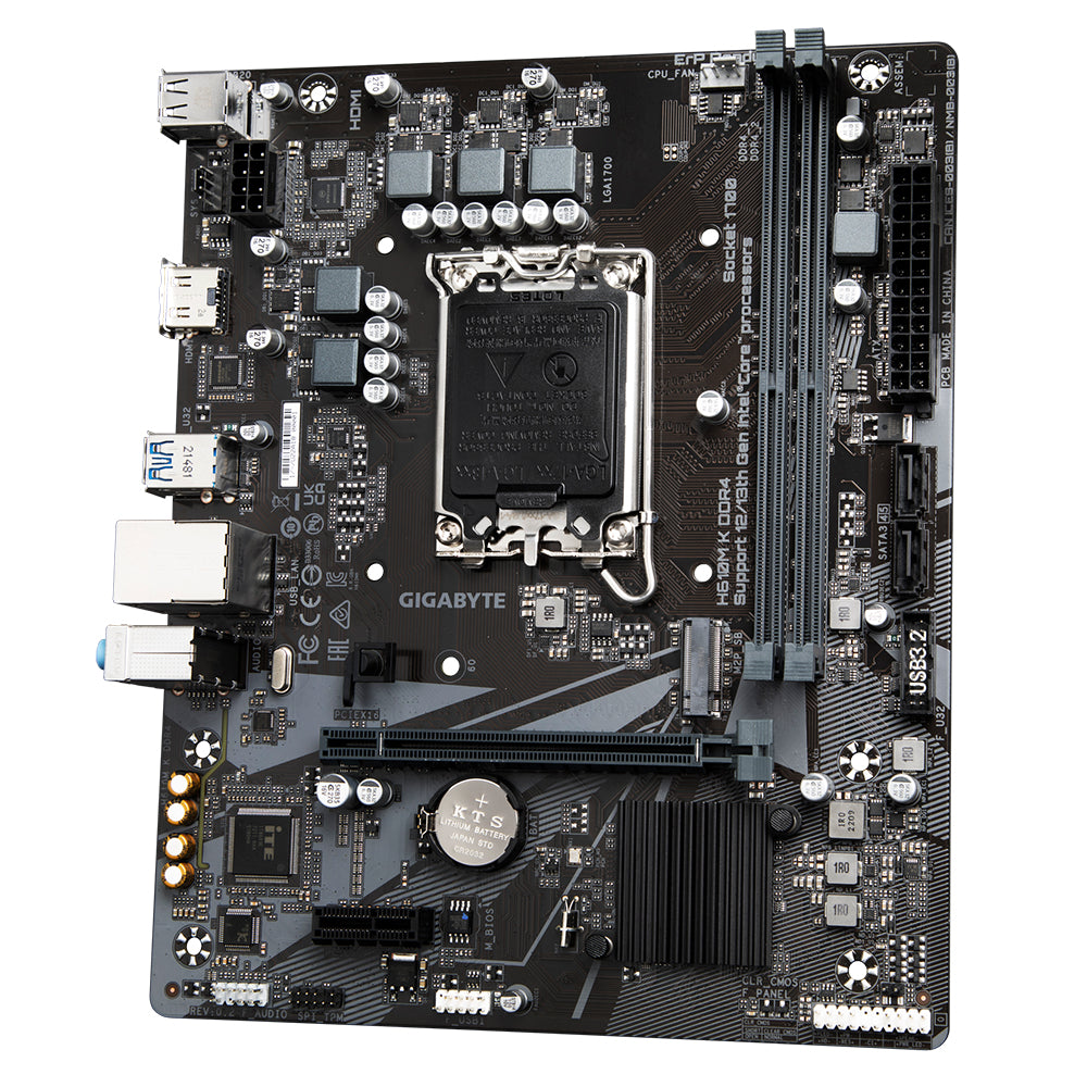 Motherboard GIGABYTE MB GIGABYTE H610M K DDR4 - Vista 4
