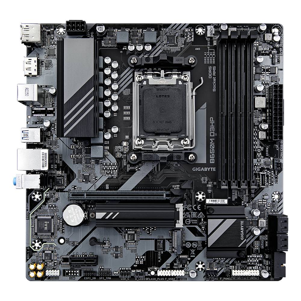 Motherboards GIGABYTE B650M D3HP - Vista 3