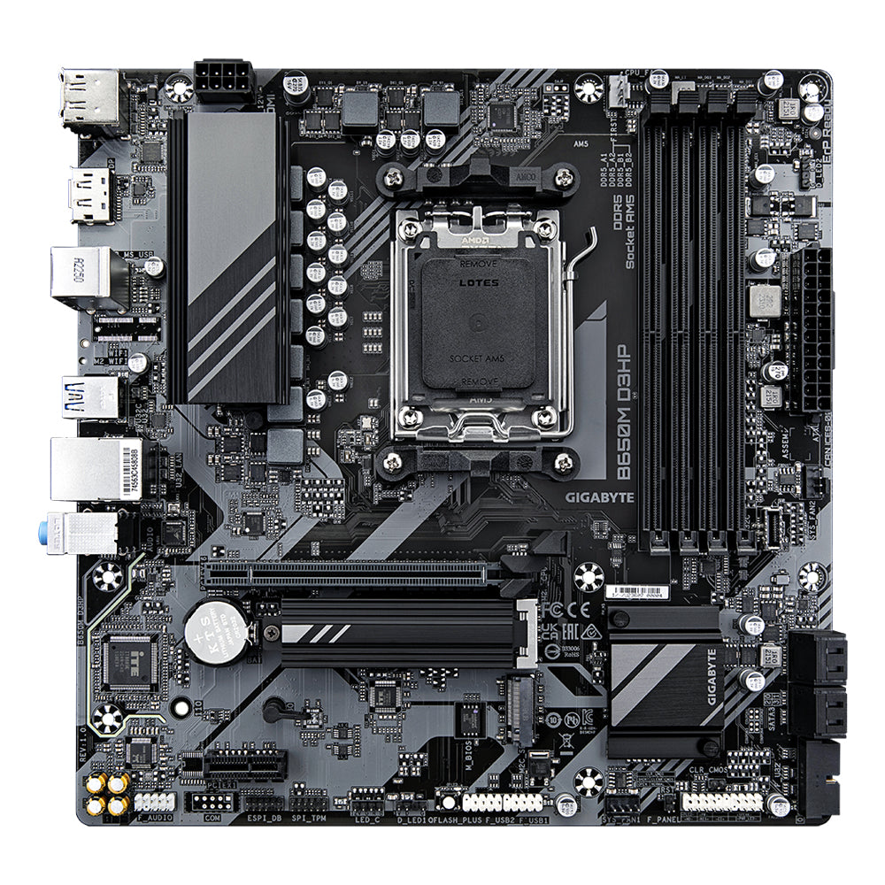 Motherboards GIGABYTE B650M D3HP - Vista 8