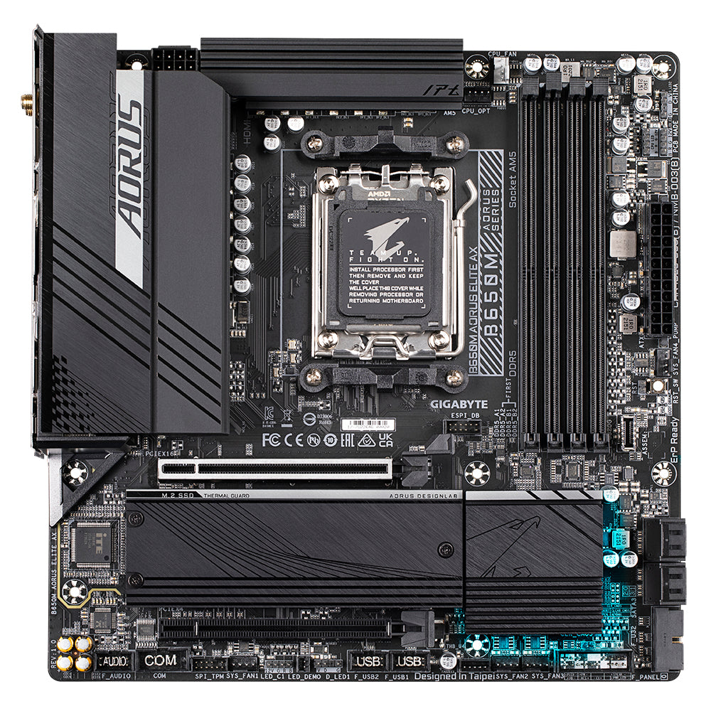 Motherboards GIGABYTE B650M AORUS ELITE AX - Vista 2