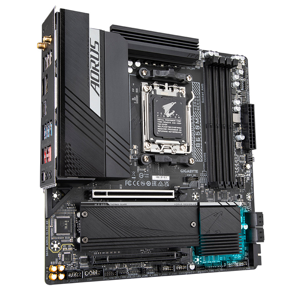 Motherboards GIGABYTE B650M AORUS ELITE AX - Vista 3