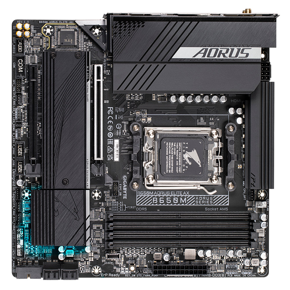 Motherboards GIGABYTE B650M AORUS ELITE AX - Vista 4