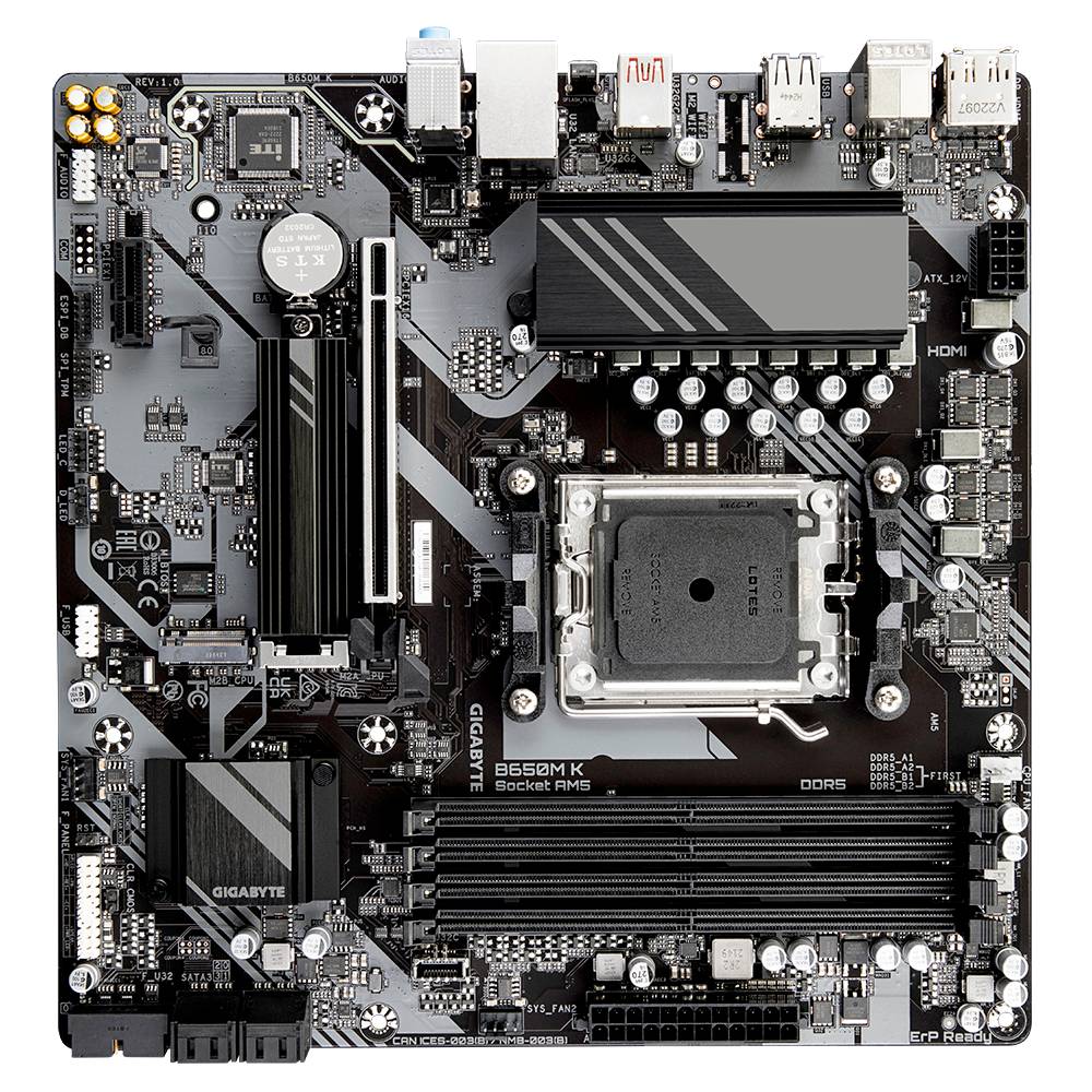 Motherboards GIGABYTE B650M K - Vista 3