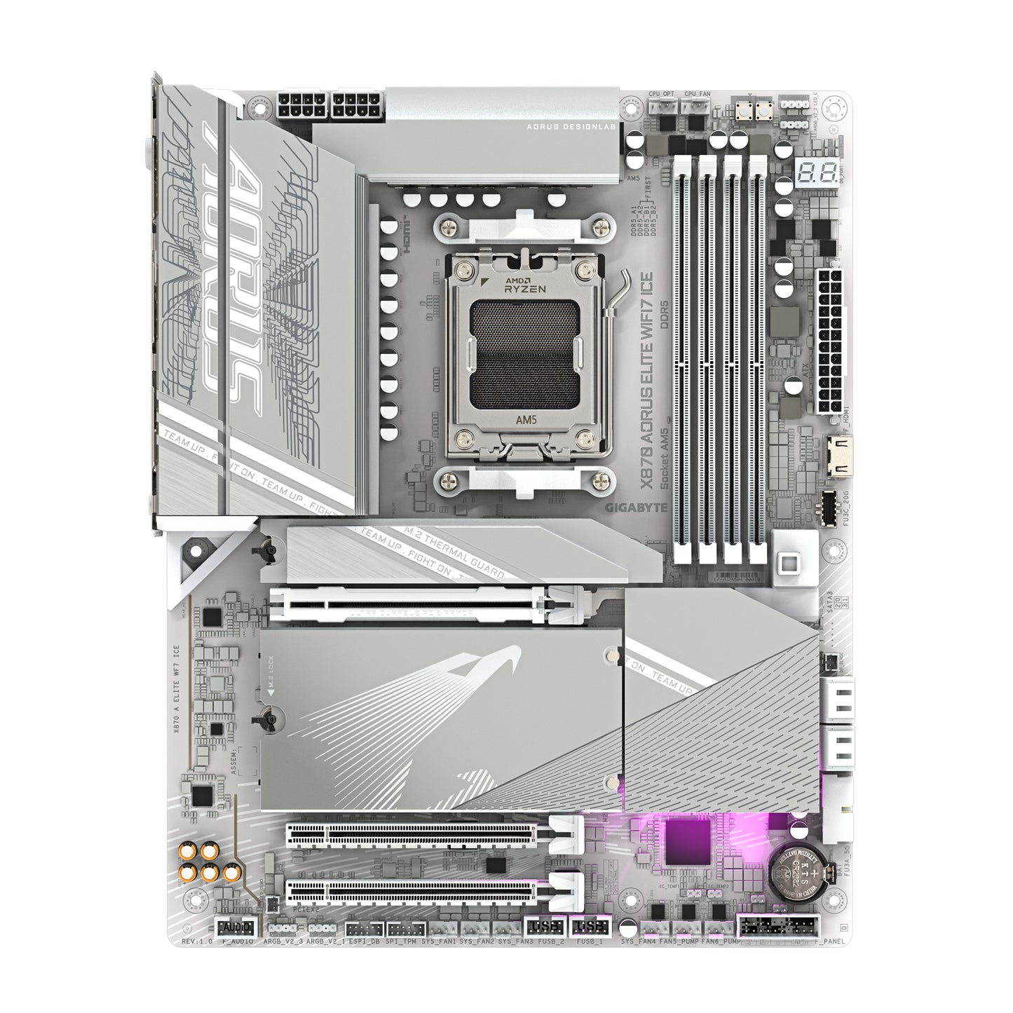 Motherboards GIGABYTE X870 A ELITE WF7 ICE - Vista 2