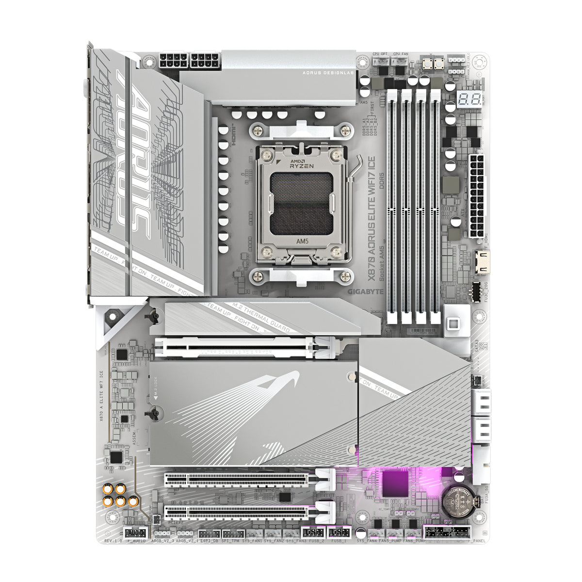 Motherboards GIGABYTE X870 A ELITE WF7 ICE - Vista 2