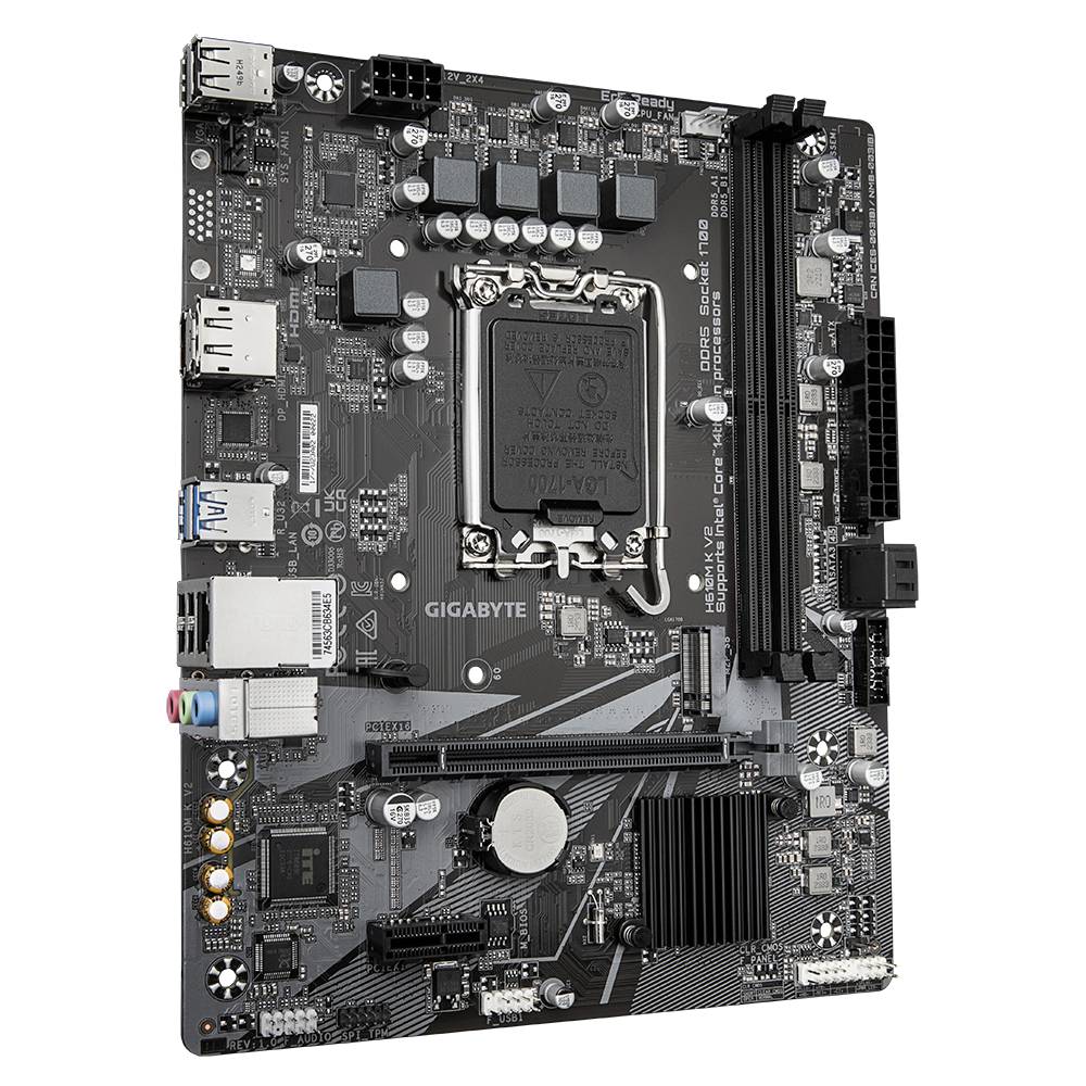 Motherboards GIGABYTE H610M K V2 - Vista 3