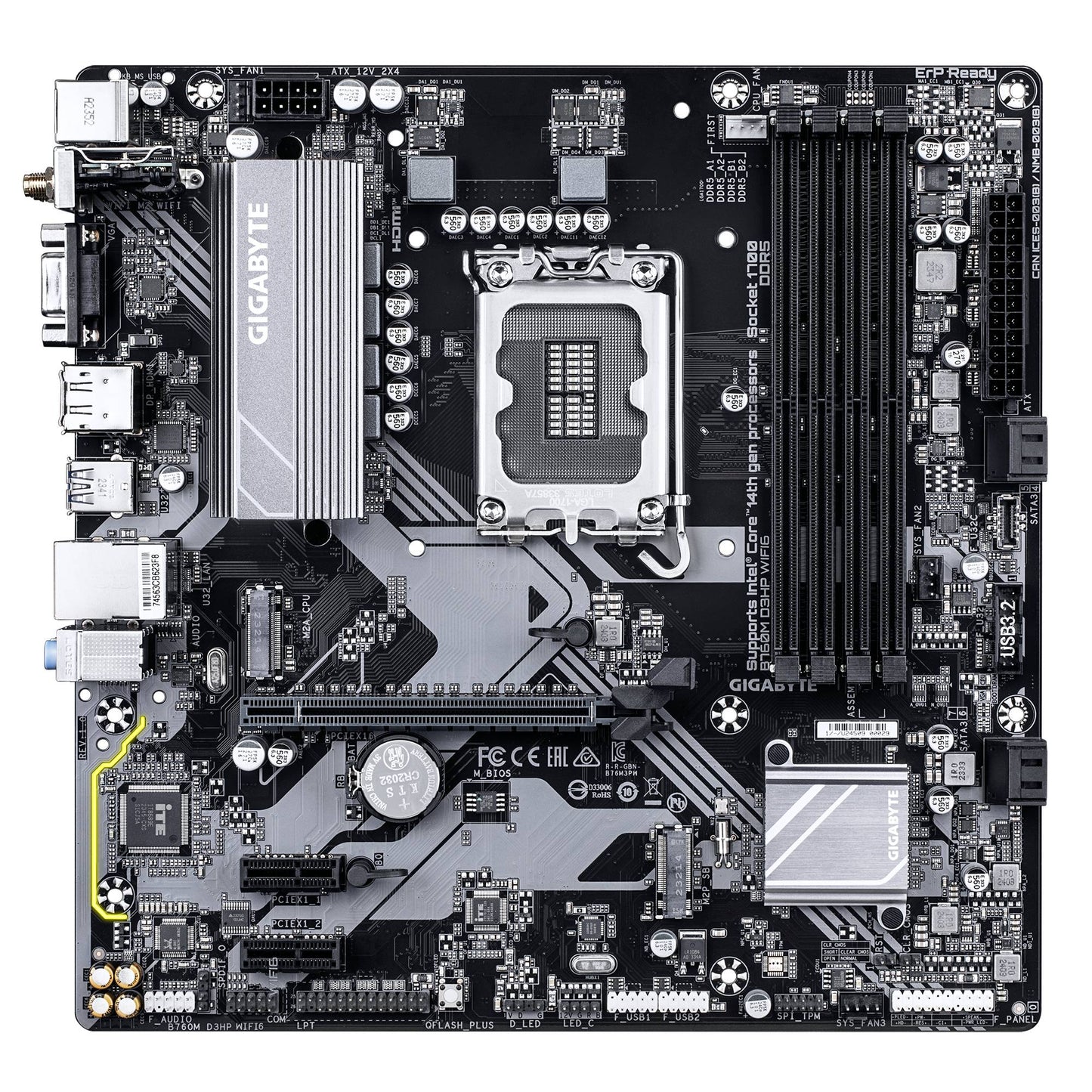 Motherboards GIGABYTE B760M D3HP WIFI6 - Vista 2