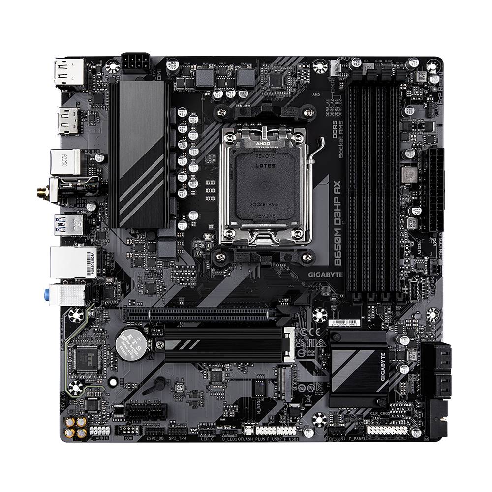 Motherboard GIGABYTE B650M D3HP AX - Vista 2
