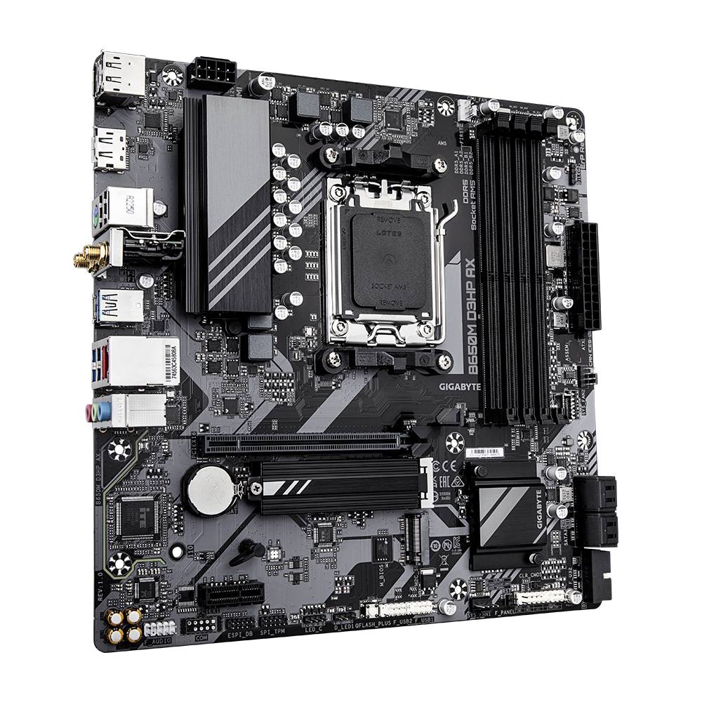 Motherboard GIGABYTE B650M D3HP AX - Vista 3