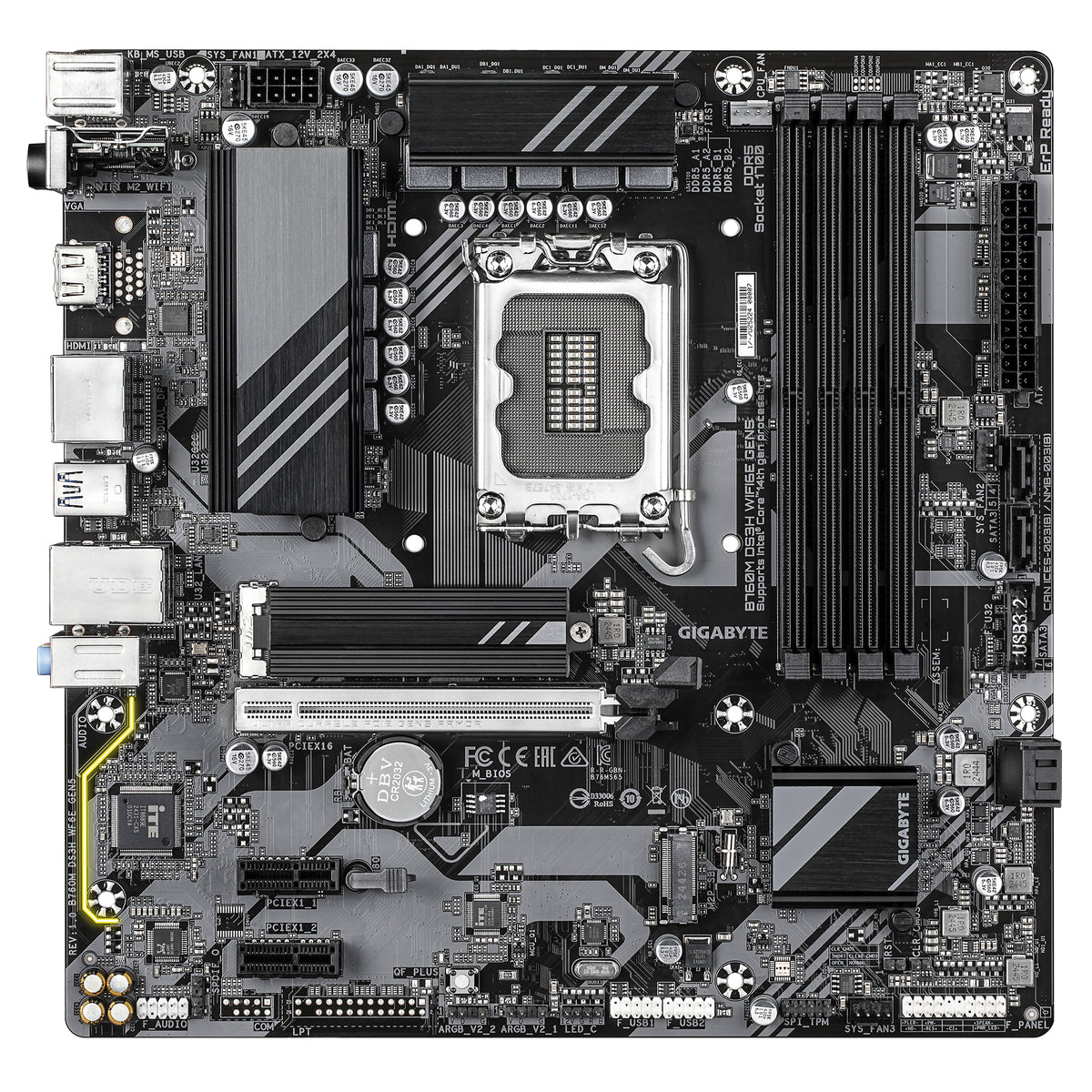 Motherboard GIGABYTE B760M DS3H WF6E GEN5 - Vista 2