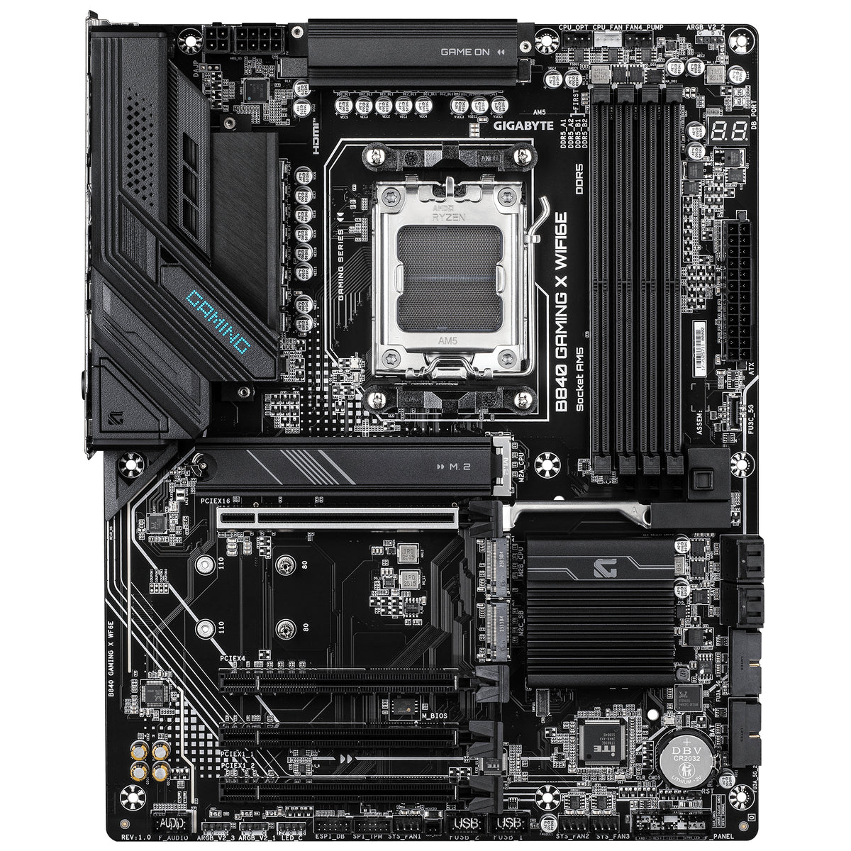 Motherboard GIGABYTE B840 GAMING X WF6E - Vista 2