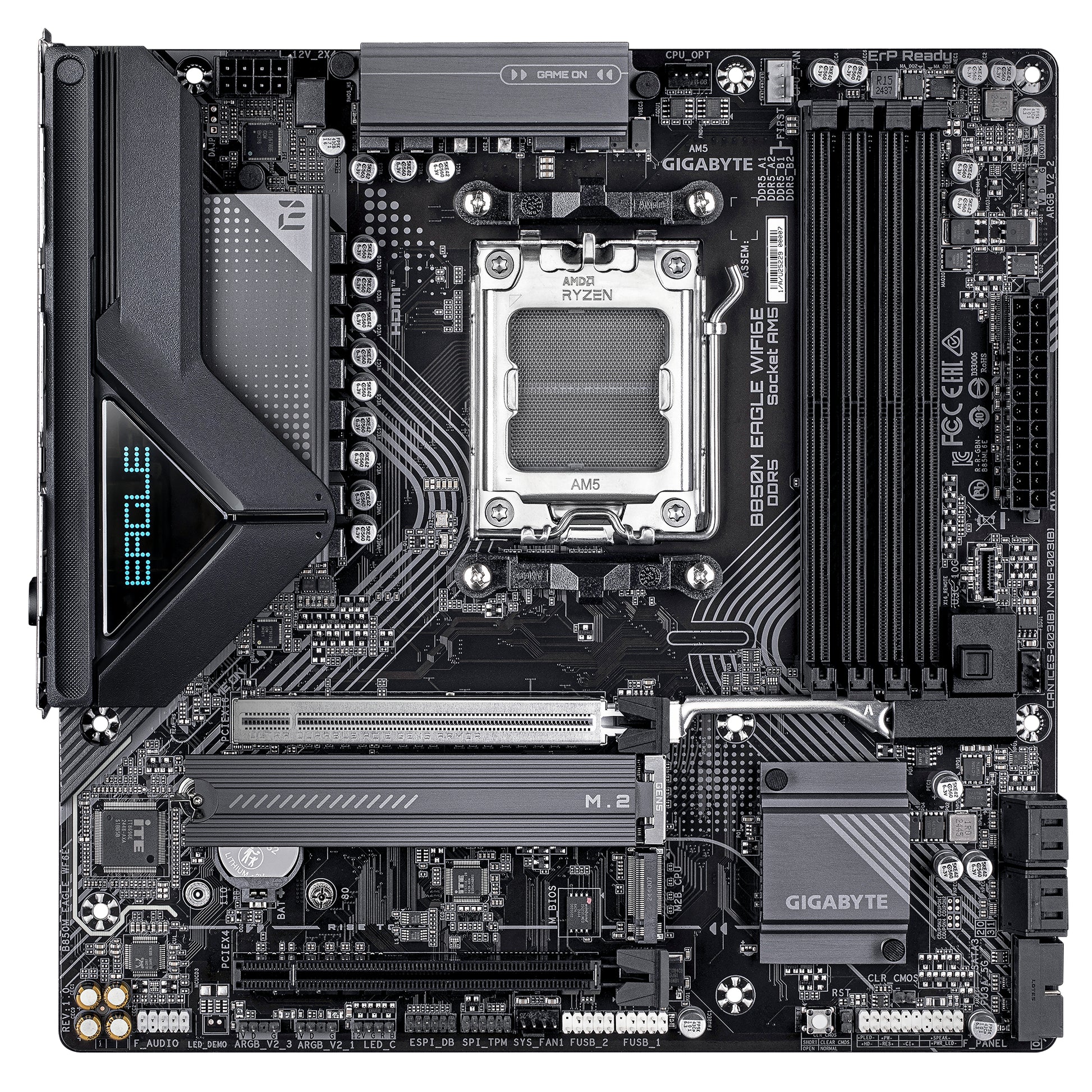 Motherboard GIGABYTE B850M EAGLE WF6E - Vista 2