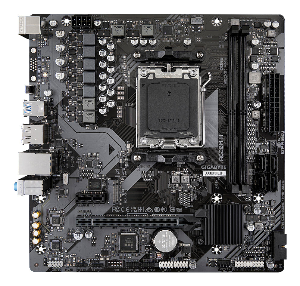 Motherboard GIGABYTE A620M H - Vista 2