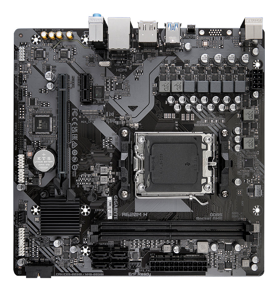 Motherboard GIGABYTE A620M H - Vista 4