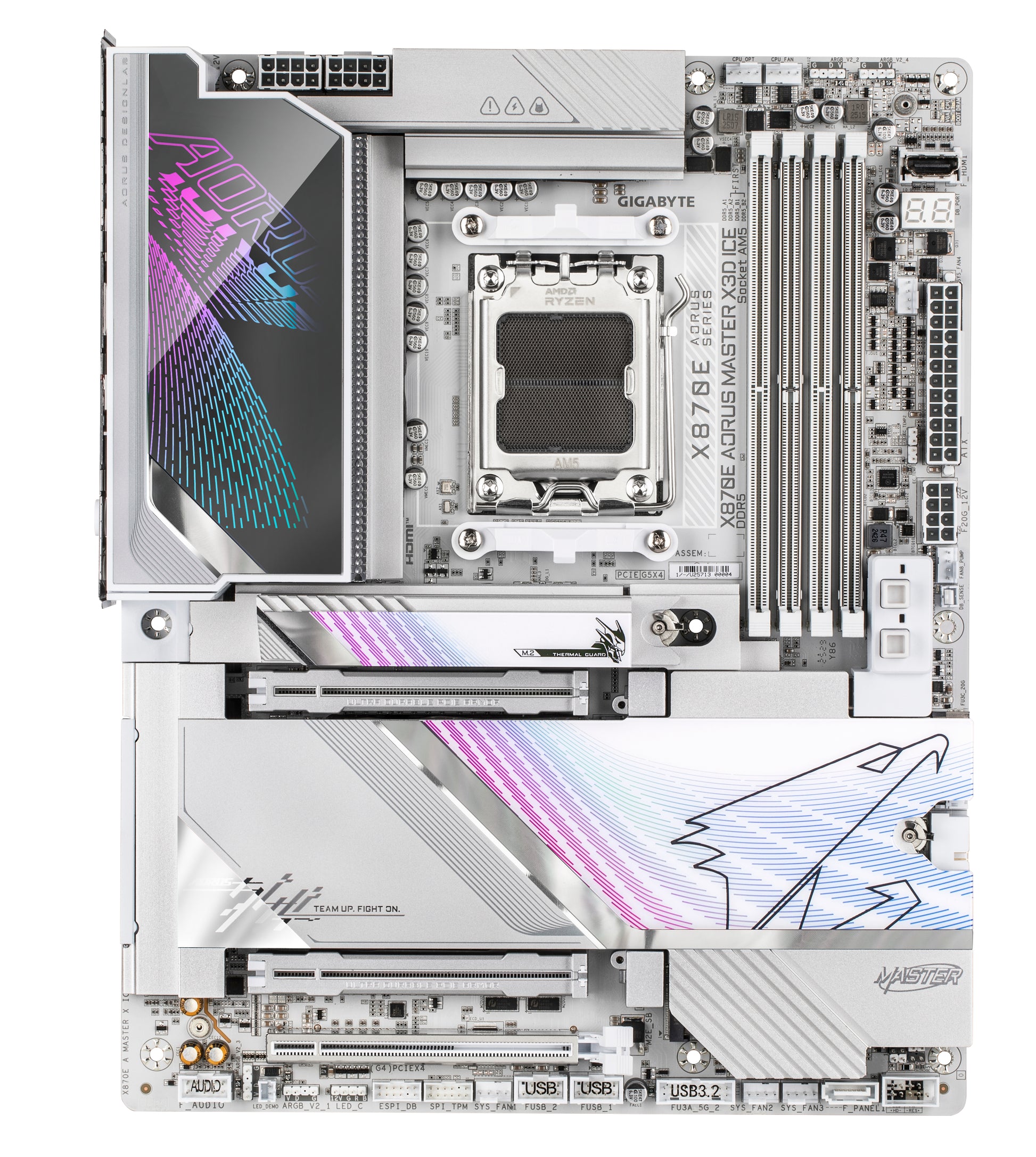 Motherboard GIGABYTE X870E A MASTER X ICE - Vista 2