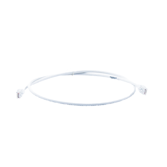 Patch Cord MC6 Modular Cat6 UTP, CM/LS0H, 0.91 Metros (3 Pies), Color Blanco, Versi�n Bulk (Sin Empaque Individual)
