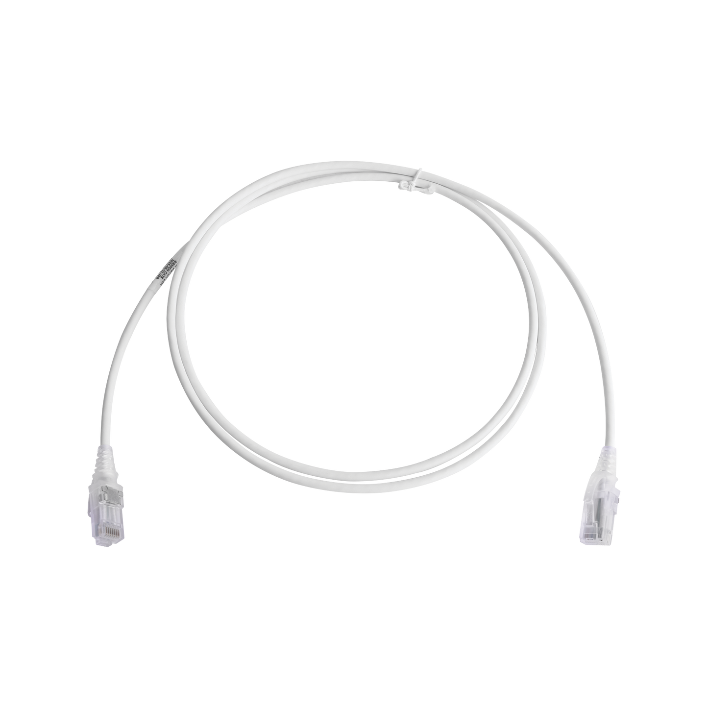 Patch Cord MC6 Modular Cat6 UTP, CM/LS0H, 1.52 Metros (5 Pies), Color Blanco, Di�metro Reducido (28AWG)