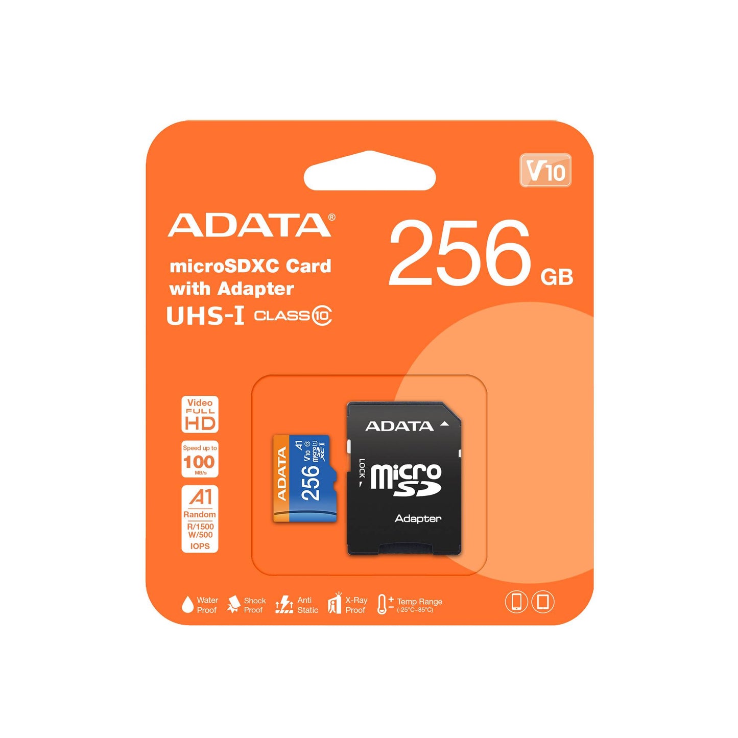 Micro SD 256GB Class 10 ADATA PREMIER (A1 V10) - Vista 3