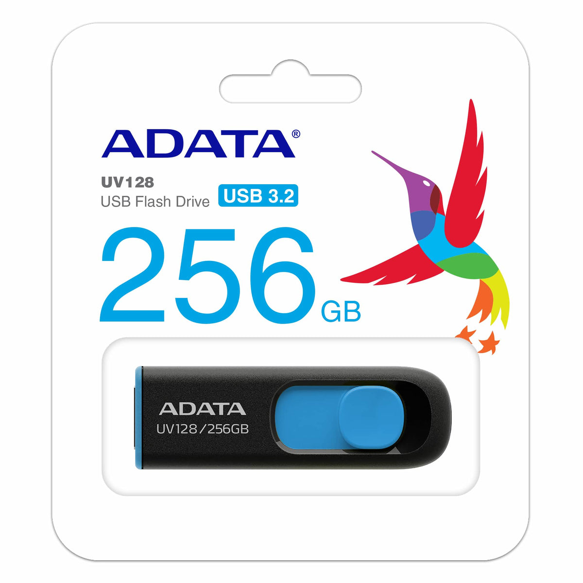 Memoria USB ADATA AUV128-256G-RBE - Vista 8