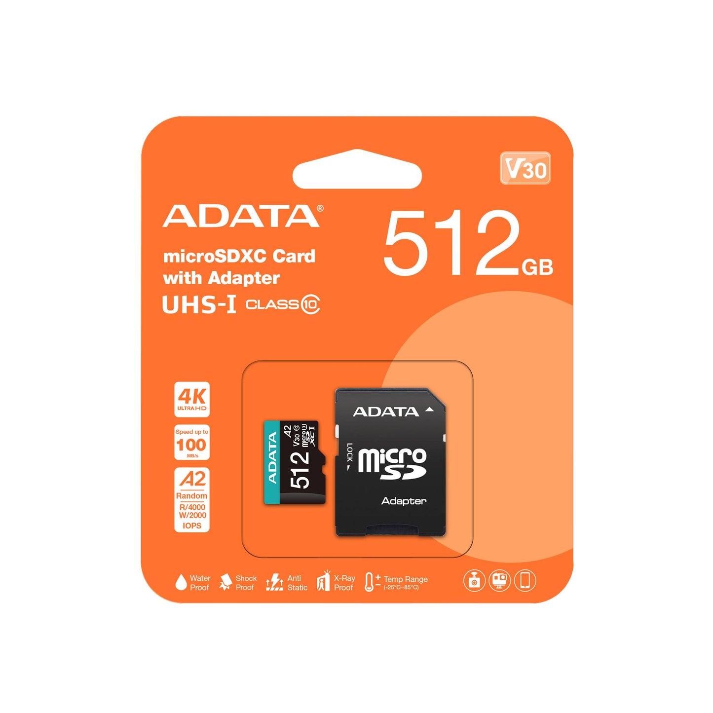 Micro Secure Digital A2 (V30) ADATA Premier Pro - Vista 4