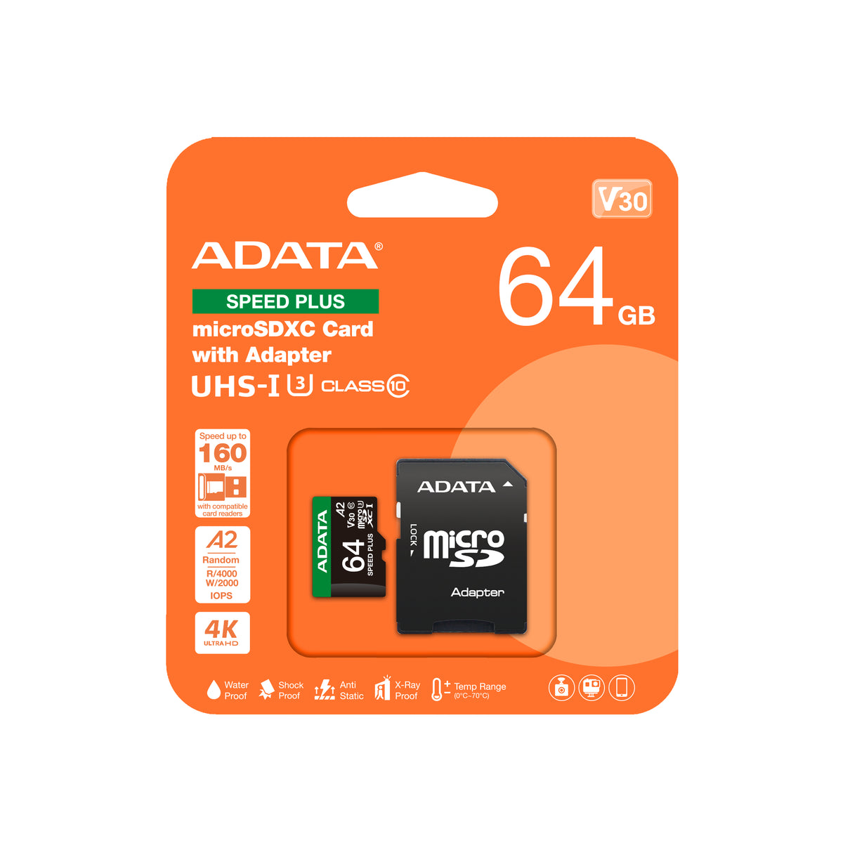 Micro Secure Digital ADATA SPEED PLUS - Vista 3