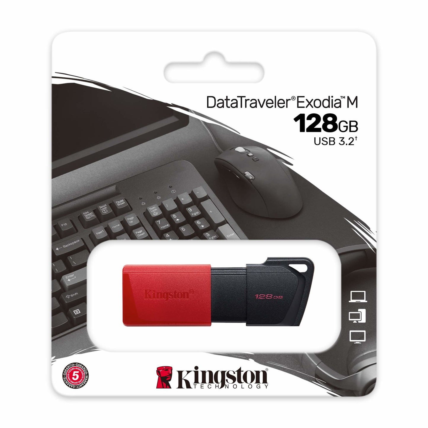 Memoria USB Kingston Technology DATATRAVELER EXODIA M - Vista 3