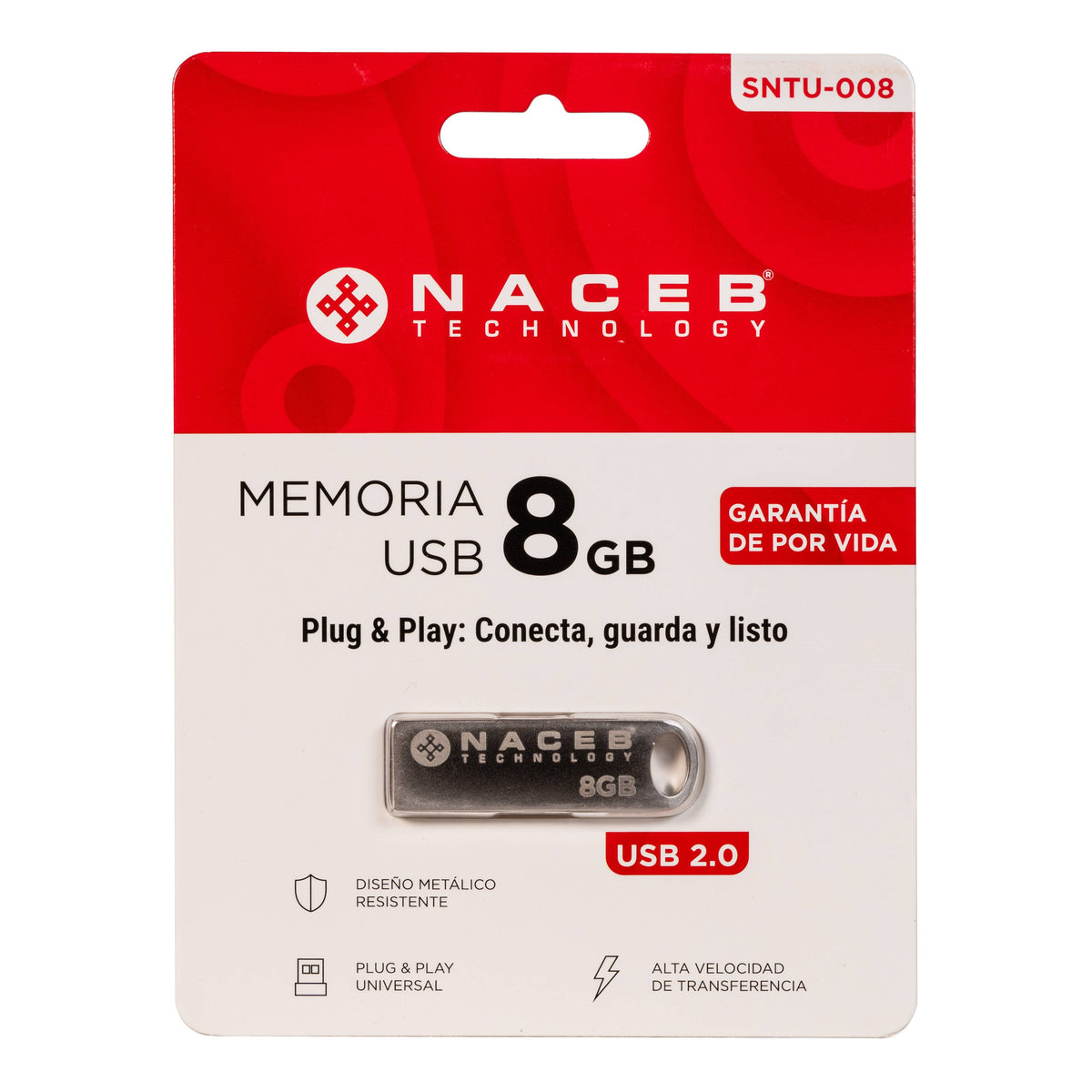 Memoria USB Naceb Technology SNTU-008 - Vista 3