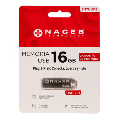 Memoria USB Naceb Technology SNTU-016 - Vista 3