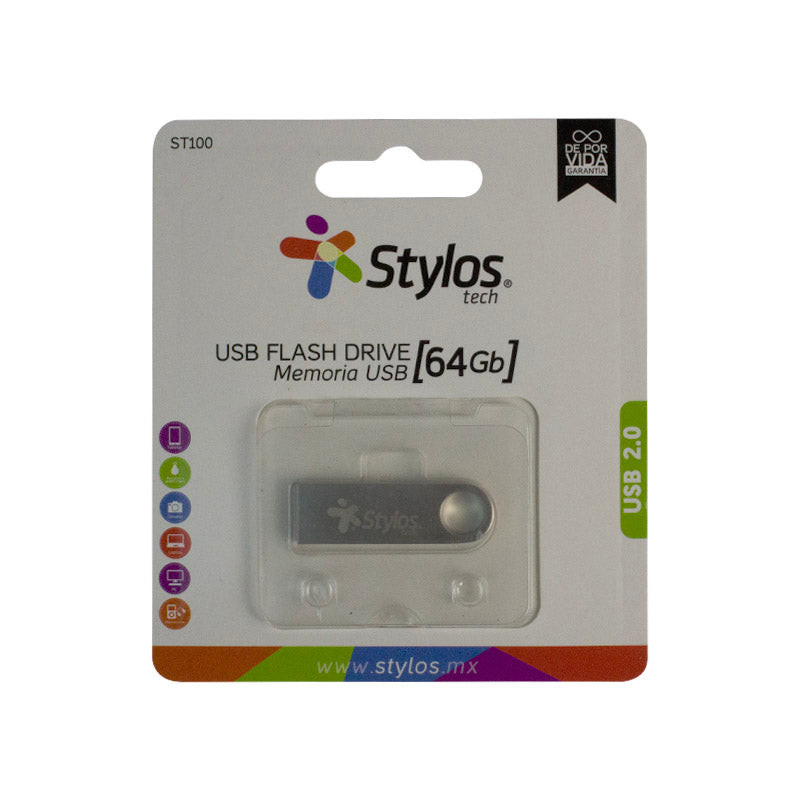 Memoria USB 64 GB Stylos STMUSB4B - Vista 2