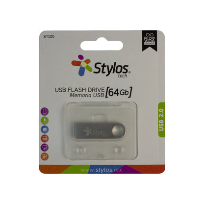 Memoria USB 64 GB Stylos STMUSB4B - Vista 2