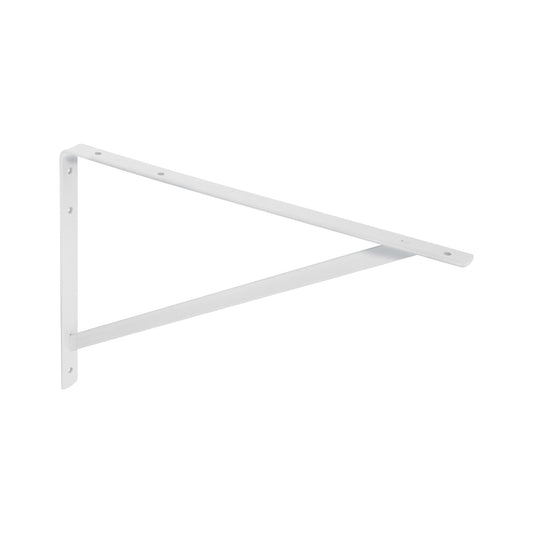 Ménsula de acero reforzada blanca 13 x 20', Fiero