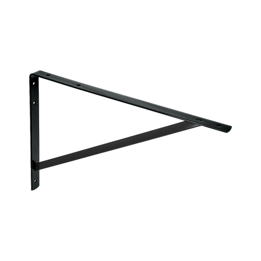 Ménsula de acero reforzada negra 13 x 20', Fiero