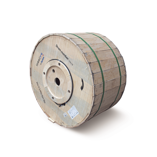 Carrete de 4 km de Fibra �ptica A�rea Mini ADSS (ASU) G.652D, Monomodo de 12 Hilos, Exterior, Span 80, Loose Tube