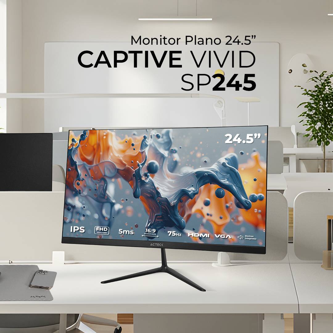 Monitores ACTECK CAPTIVE VIVID SP245 - Vista 3