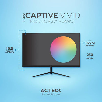 Monitores ACTECK CAPTIVE VIVI II SP270 - Vista 3