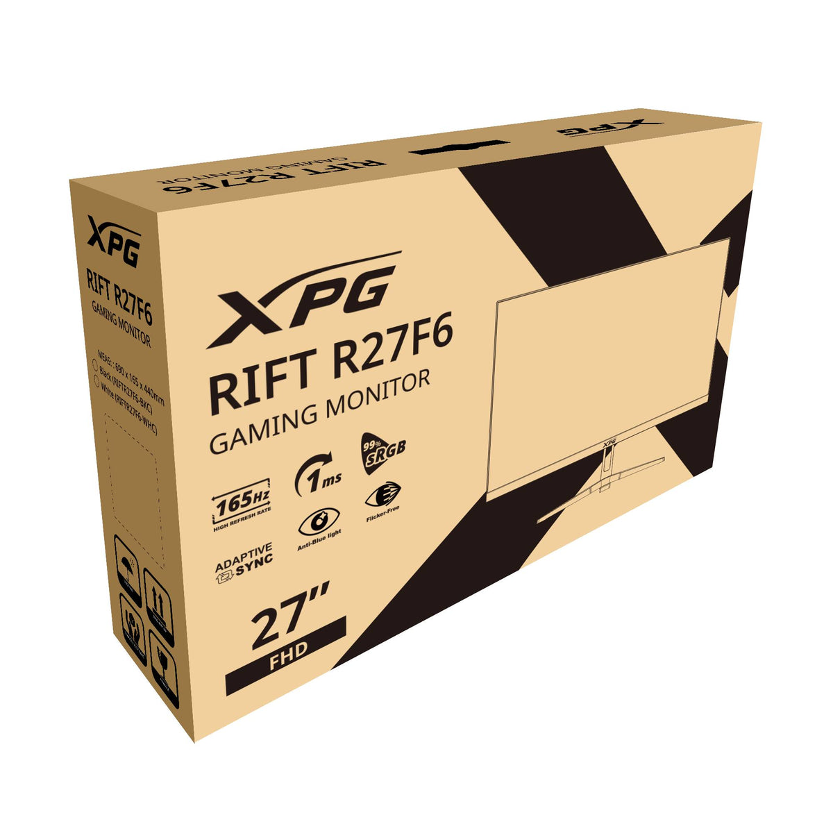 Monitores Gaming XPG RIFT R27F6-BKCMX - Vista 5