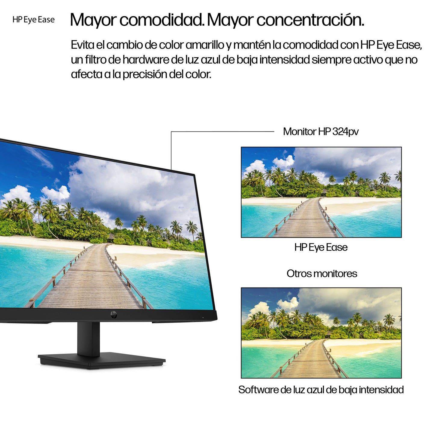 Monitores HP HP Serie 3 PRO 324pv - Vista 5
