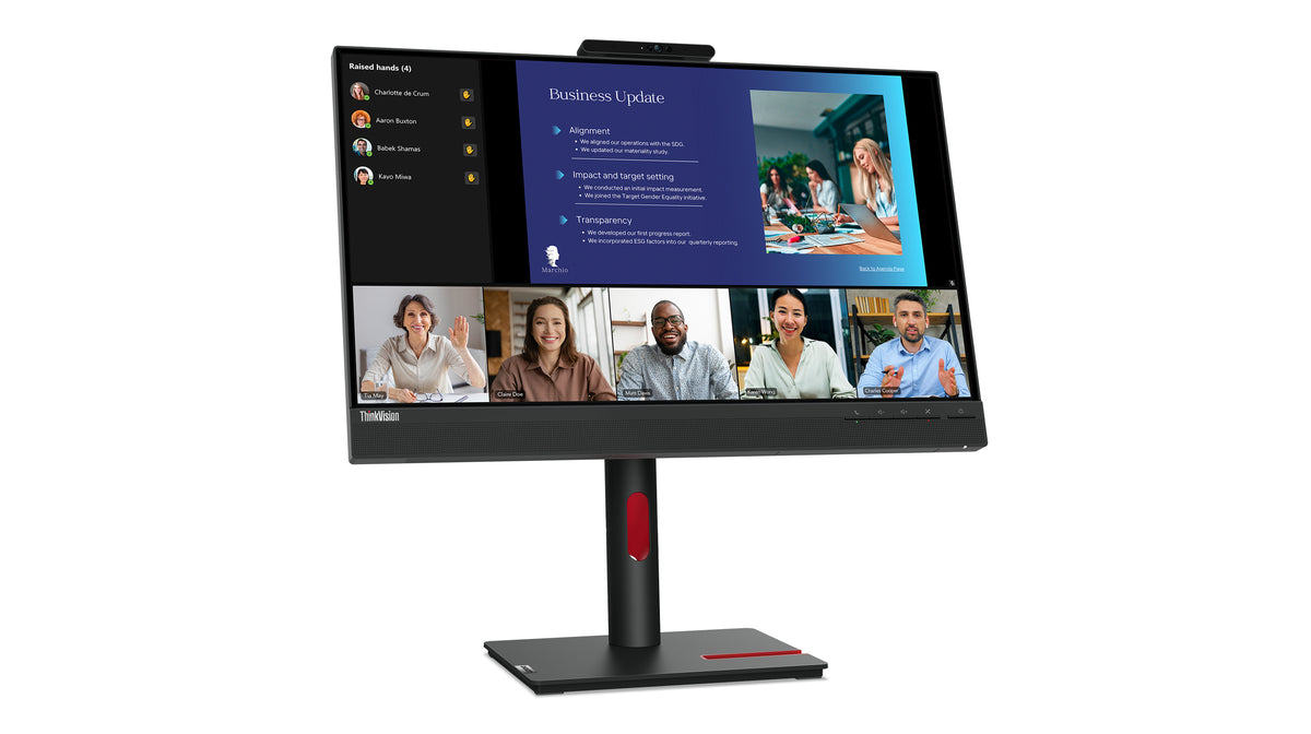 Monitores LENOVO ThinkVision T24v-30 Monitor - Vista 2