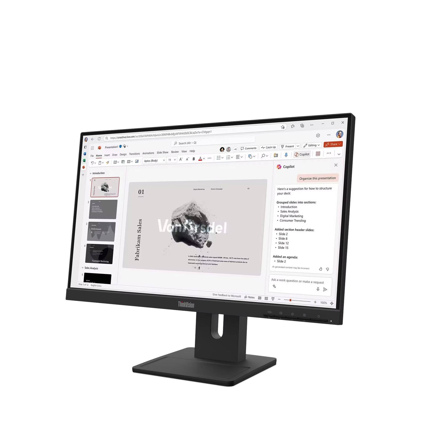 Monitores LENOVO ThinkVision E22-40 - Vista 2